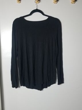 APT 9 WOMEN'S BLACK LONG SLEEVE BLOUSE SIZE LARGE